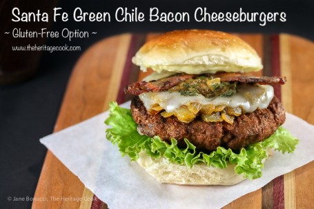 Groene Chilicheeseburger