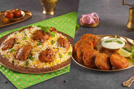 Kip Biryani (Lazeez Bhuna Murgh, Voor 2-3 Personen) Murgh Haleem Kebab (Voor 2-3 Personen)