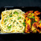 Punjabi Chilli Paneer With Vegetable Hakka Noodle
