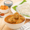 Speciale Dhaba Style Chicken Curry (Met Bot) Met Rijst