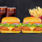 2 Smoky Chipotle Chicken Burger 2 Cola (M) 1 Friet (M)