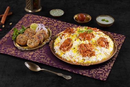 Solo Celebration Combo Met Murgh Makhani Biryani Murgh Koobideh Kebabs