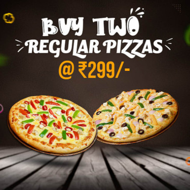 2 Gewone Pizza Vanaf Rs 299