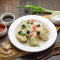 Veg Momos In White Sauce (6 Pcs)