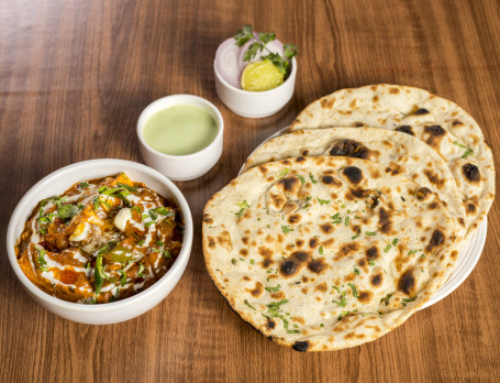 Shahi Paneer 2 Laccha Paratha Raita Salad