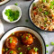 Manchurian With Stir Fried Noodles/ Fried Rice/ 3 Rotis