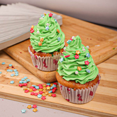 Christmas Vanilla Cup Cake