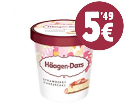 Promo H Auml;Agen Dazs Strawberry Cheesecake