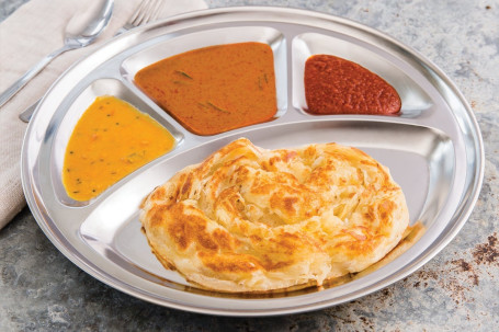 Roti Canai With Sauces