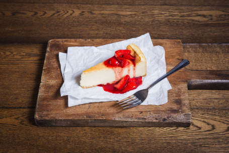 Strawberry Drizzled Cheesecake V