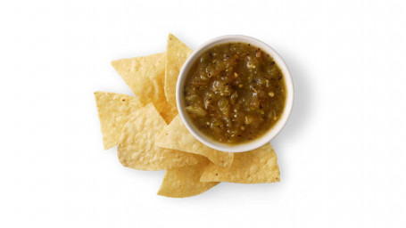 Chips Tomatillo Groene Chili Salsa