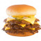 Driedubbele Steakburger Met Kaas