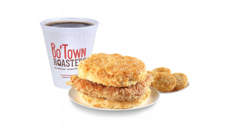 Cajun Kip Filet Biscuit Combo