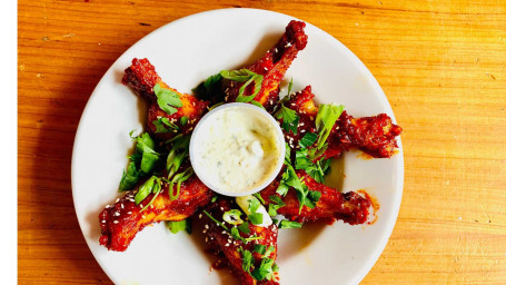 Pineapple Teriyaki Fried Chicken Wings Piece