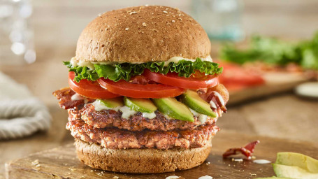 Dubbele Avocado Bacon Club Turkije Burger