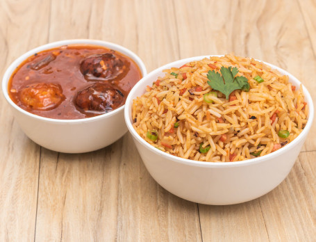 Fried Rice +Veg Manchurian Combo