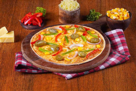 Spaanse Sunshine Pizza (Dunne Korst)
