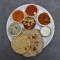 Fixed Punjabi Thali (Paneer Sabji 1 Veg Sabji 1 Dal 1 Rice 1 Tandoori Roti 3 Papad Curd Kachumber)