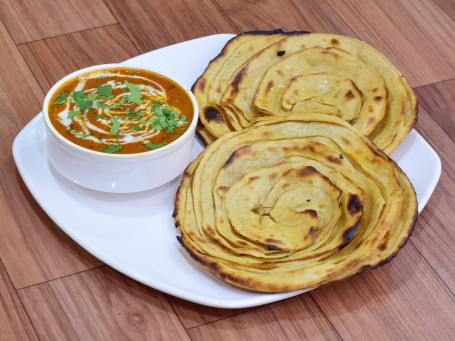 Dal Makhni Laccha Paratha (2 Pcs)