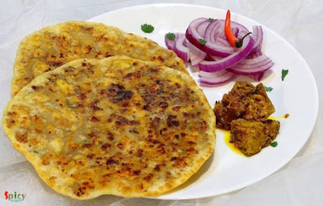 Chicken Paratha With Curd