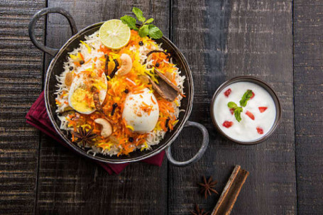 Egg Hyderabadi Biryani Min