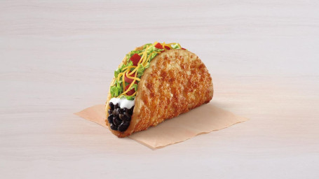 Black Bean Toasted Cheddar Chalupa