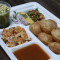 Paani Puri (12 Pcs) With Ragda