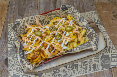 Loaded Fries Three Bean Chilli