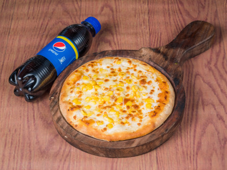 7 Corn Pizza(With 300Ml Soft Drink)