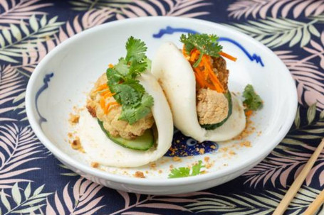 Baked Cauliflower Steamed Bao Bun (V)