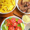 Combo Churras Salada Fritas (pra 2 pessoas