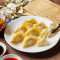 chán sī jiǎo Steamed Cheese and Pork Dumpling