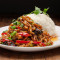 Sauteed Shredded Pork And Spicy Garlic Sauce With Rice And Soft Drink