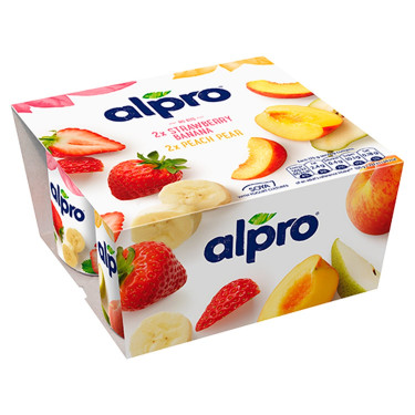 Alpro Soya Smooth Pear Strawberry Banana