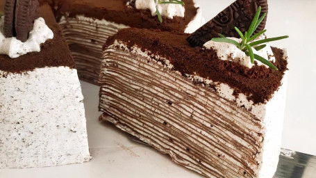 Oreo Mille-Crepes Cake Sliced(Must Try)