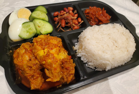 Nyonya Nasi Lemak Rendang Chicken