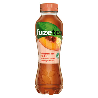 Fuze Thee Zwarte Thee Perzik (Einweg)