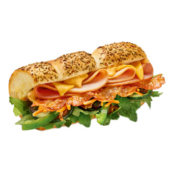 Kalkoen, Ham Bacon Melt Sub