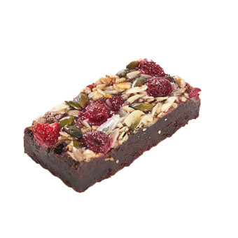 Frambozen Amandel Brownie