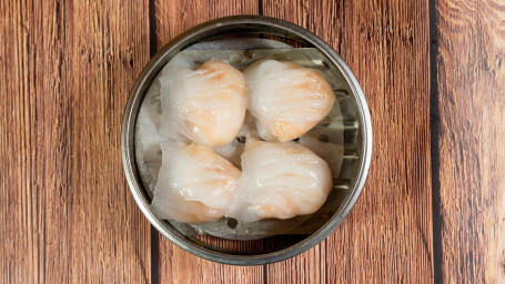 Steamed King Prawn Dumpling Chāo Jí Xiā Jiǎo Huáng