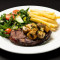 Rib Fillet With Garlic Mushrooms