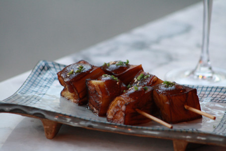 Miso Eggplant Skewers Pieces)