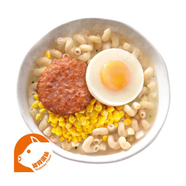 Ham N' Egg Twisty Pasta Tonkotsu Smaak Hu| Tuǐ Bā Dàn Niǔ Niǔ Fěn Zhū G| Tāng Wèi