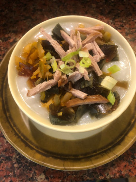 Chinese Pork Porridge With Preserved Egg Pí Dàn Shòu Ròu Zhōu