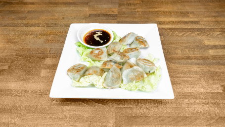 Mixed Vegetable Dumplings (14 Pieces) Sù Cài Jiān Jiǎo (14 Pieces)