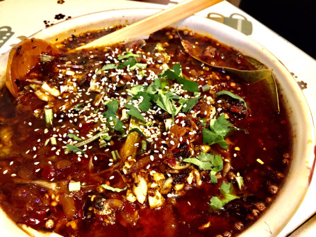 Hot Pot Szechuan Beef Shuǐ Zhǔ Niú Ròu