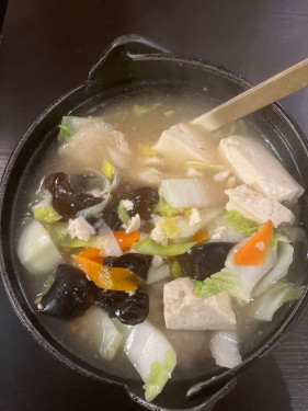 Tofu And Chinese Leaf Soup Shàng Tāng Bái Cài Dòu Fǔ
