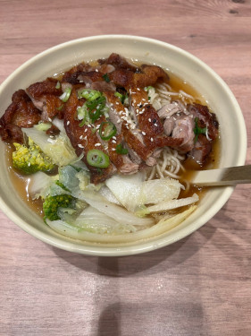 Shāo Yā Tāng Miàn Roast Duck (Boneless) Homemade Noodles)