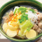 Minced Pork With Egg Tofu Glass Vermicelli Soup Ròu Suì Yù Zi Dòu Fǔ Fěn Sī Tāng