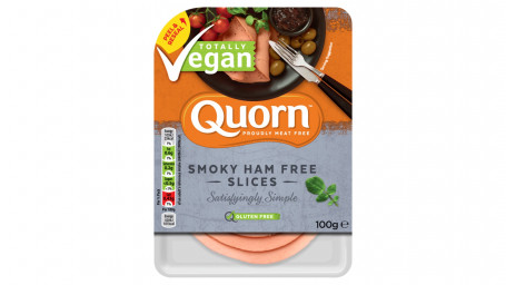 Quorn Totally Vegan Gerookte Ham Gratis Plakjes 100G